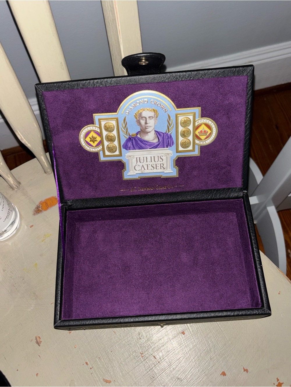 Julius Caesar Purple and Black Men's Accessory Box